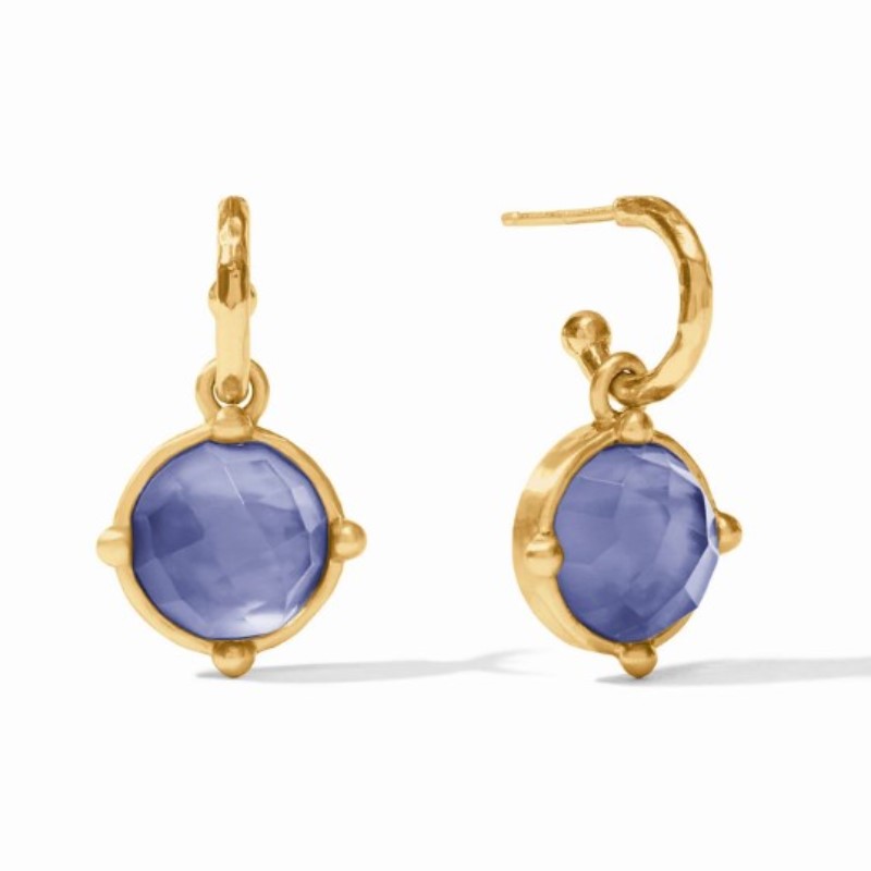 Julie Vos Honeybee Hoop And Charm Earring