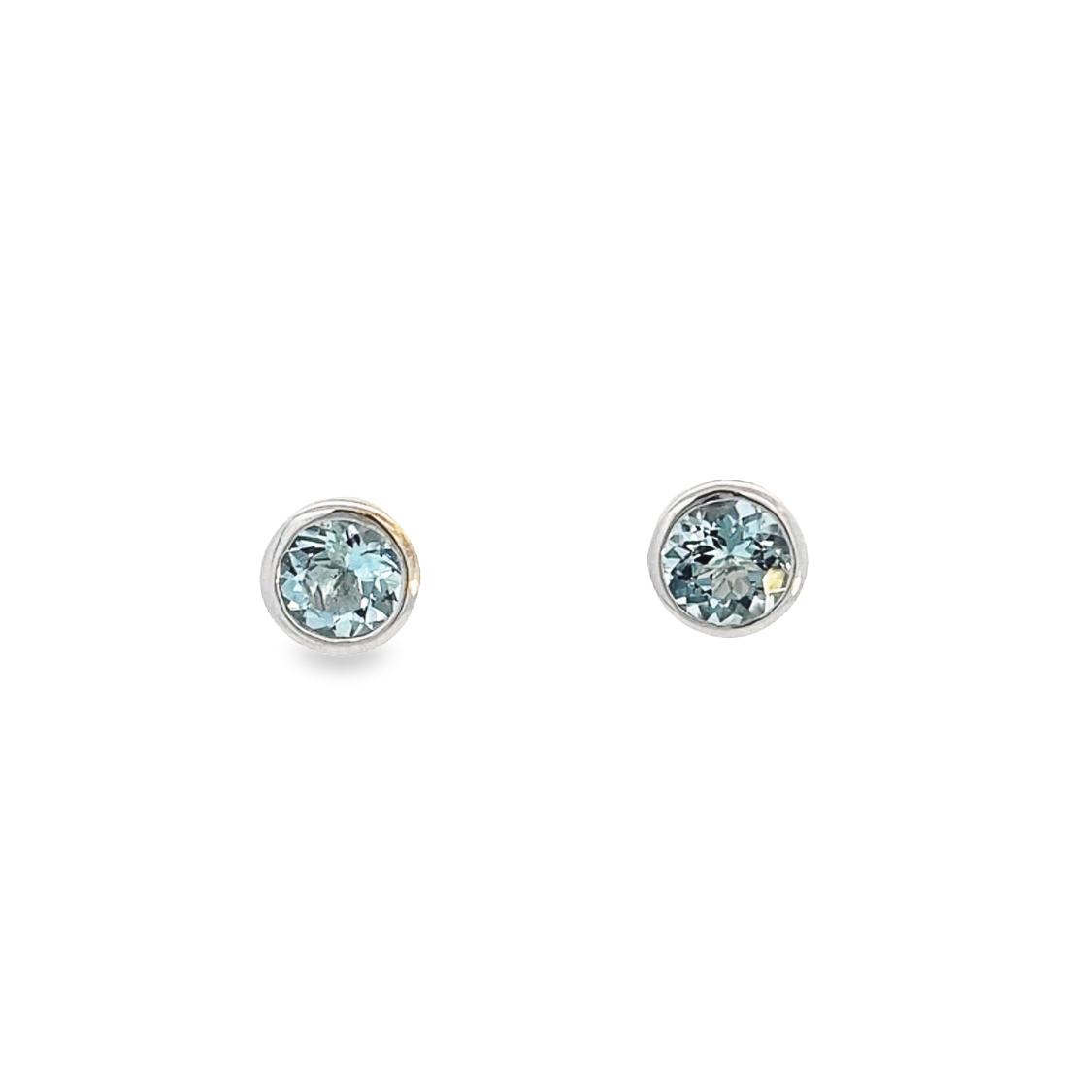 Aquamarine Stud Earrings