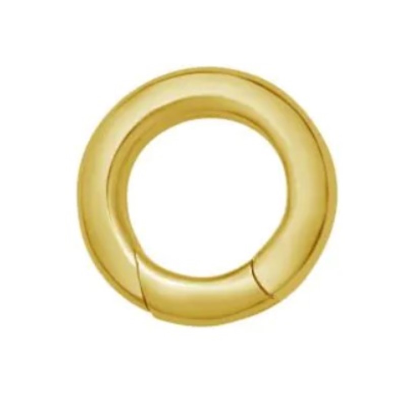 Small Charm Push Lock Ring