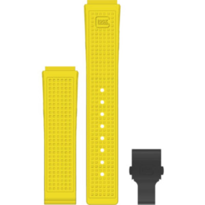 Glock Yellow Rubber RTF Strap 22 mm