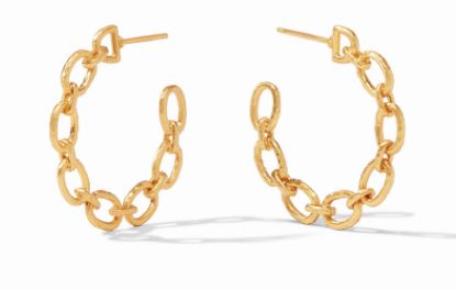 Julie Vos 24 Karat Gold Plated Palermo Hoop Earrings