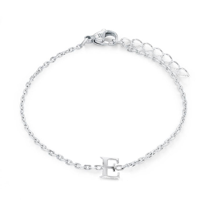 Veloria Block Initial "E" Bracelet