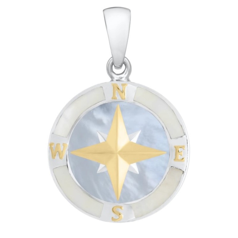 Compass Rose Pendant Necklace Compass Rose Pendant Necklace