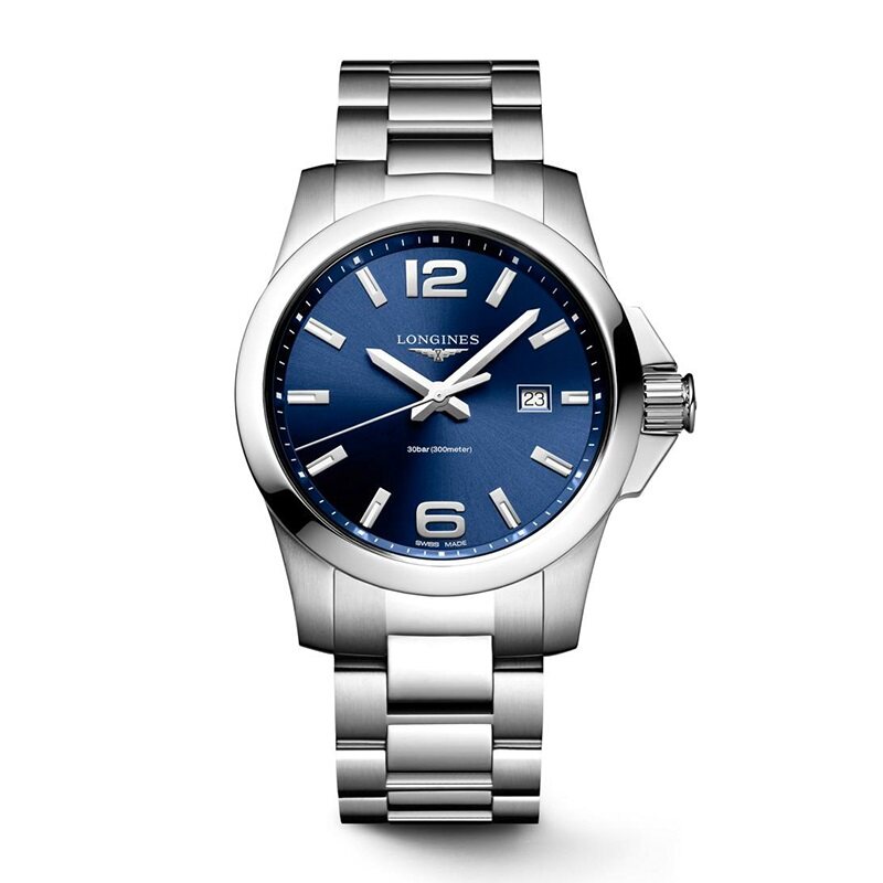 Longines Stainless Steel 43mm Conquest Watch