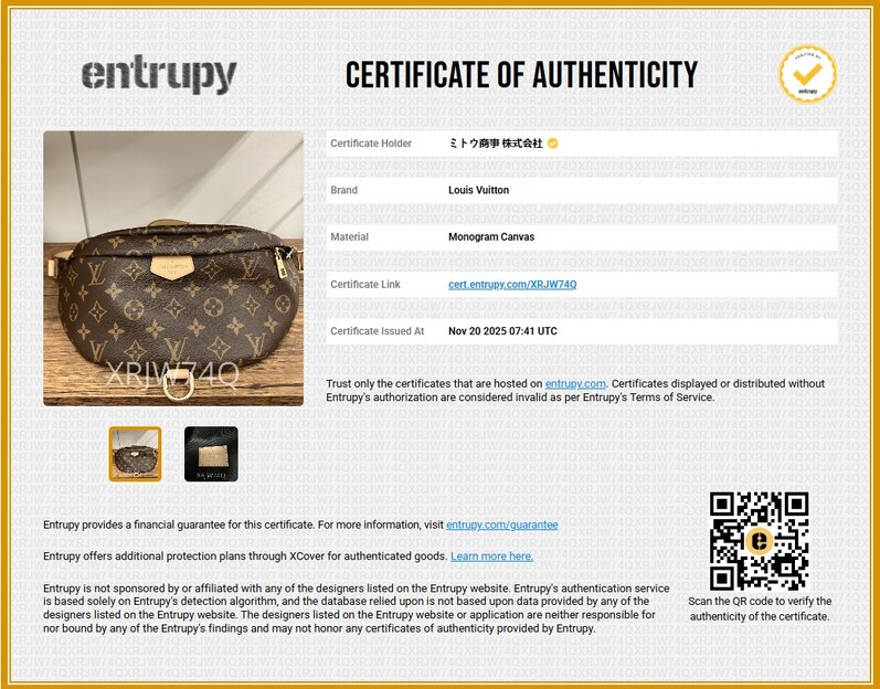 FINAL SALE  Louis Vuitton LV Monogram Bumbag     Brown Coated Canvas  LV Monogram  Brass Hardware  Leather Trim    Flat  Handle & Adjustable Waist Strap  Leather Trim Embellishment &   Single  Exterior Pocket Twill Lining  Zip Closure at Top  Height: 0.5