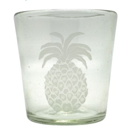 Mariposa Pineapple Etched Lowball Single