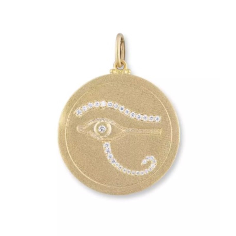 Lika Behar Horus Eye Medallion With Diamonds