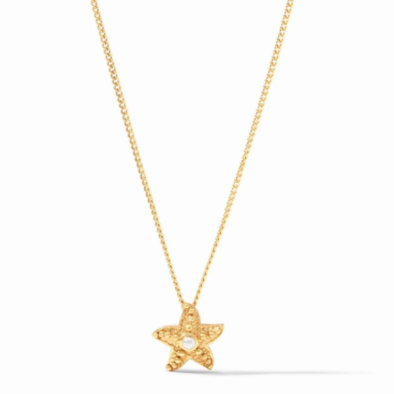 Julie Vos Sanibel Starfish Delicate Necklace