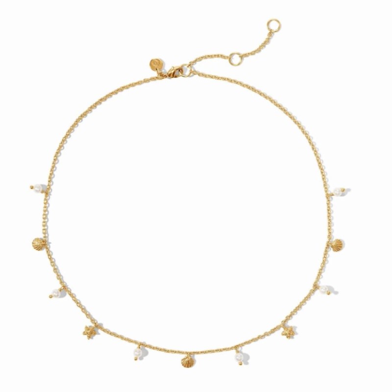 Julie Vos Sanibel Delicate Charm Necklace