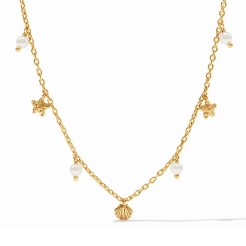 Julie Vos Sanibel Delicate Charm Necklace