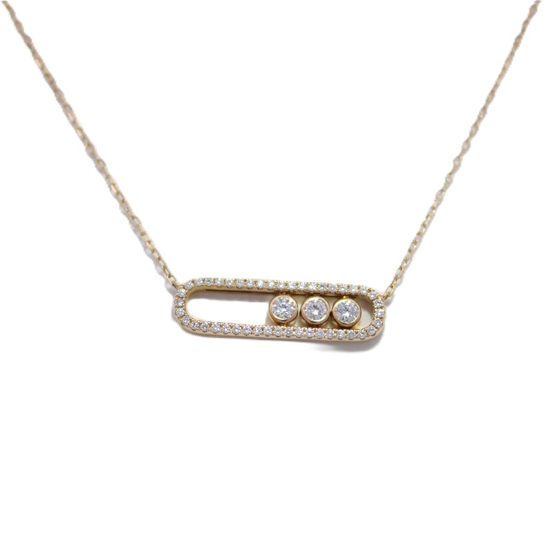 Diamond Slide Necklace Diamond Slide Necklace