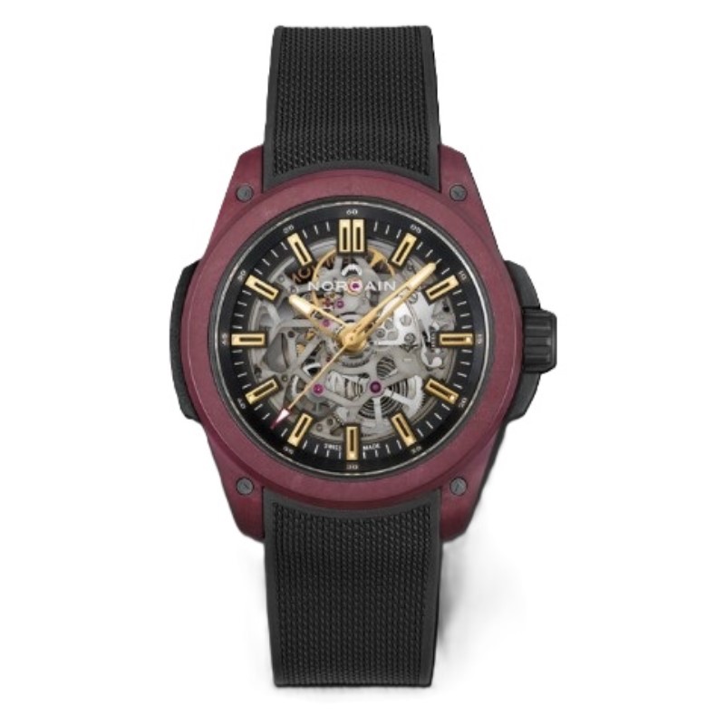 Norqain Independence Wild One Burgundy Timepiece