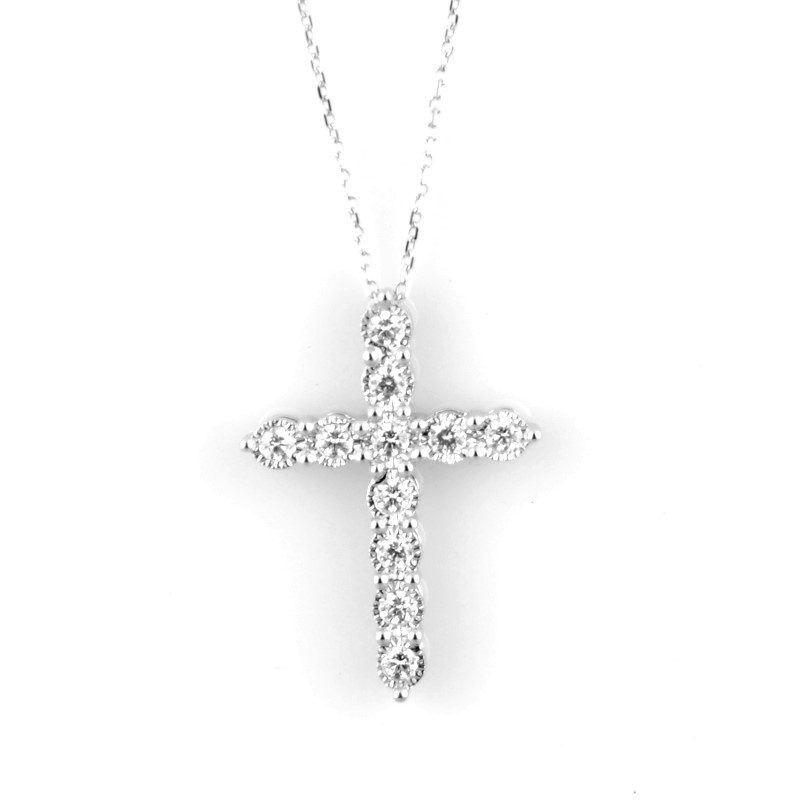 0.50ct Illusion Set Diamond Cross Pendant 0.50ct Illusion Set Diamond Cross Pendant