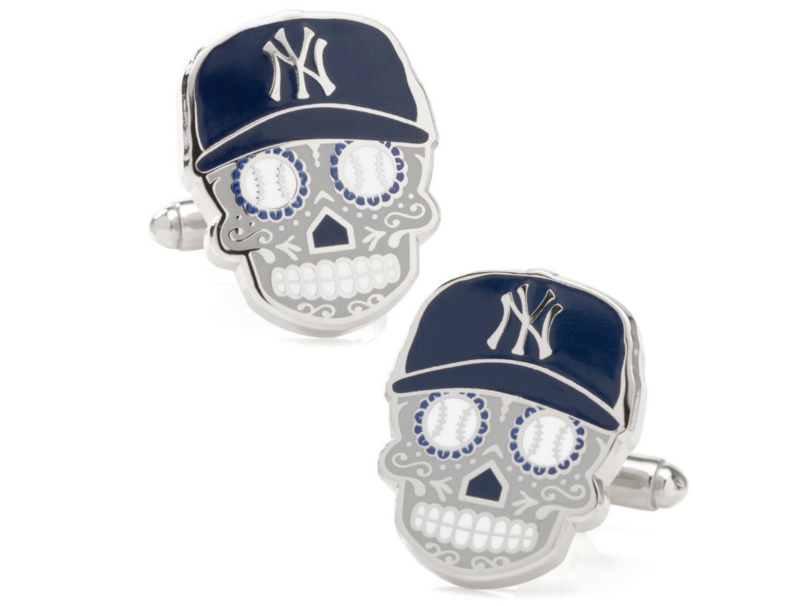 New York Yankees Sugar Skull Cufflinks