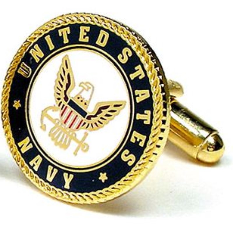 Cufflinks United States Navy Enamel