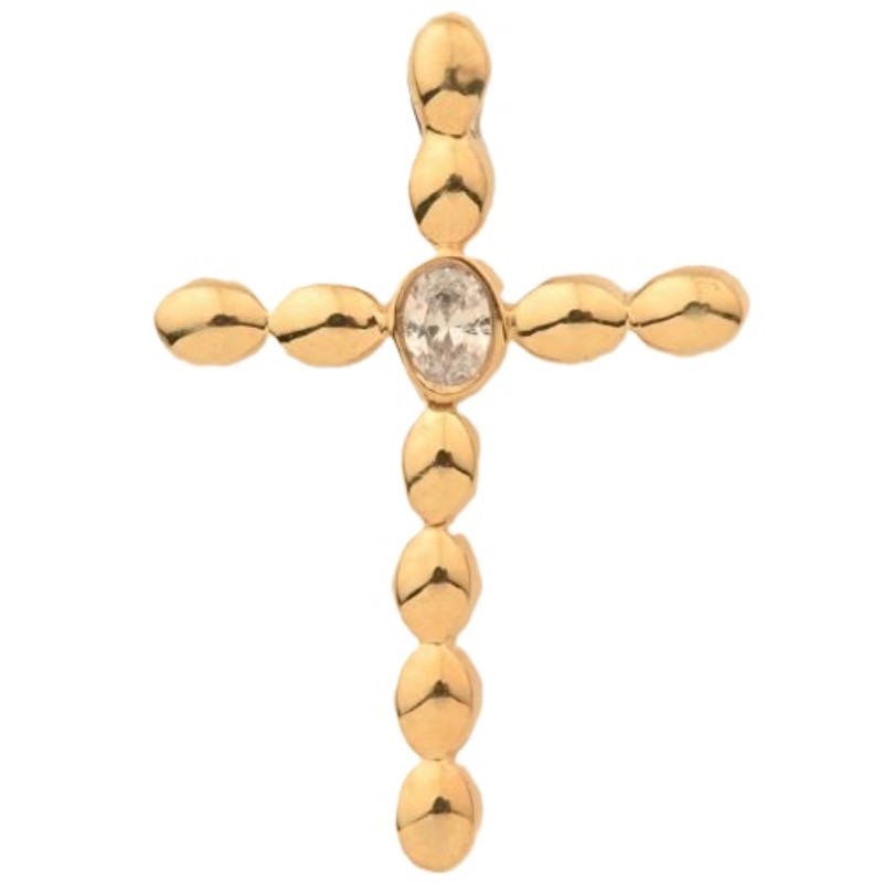 Diamond Cross Pendant Necklace