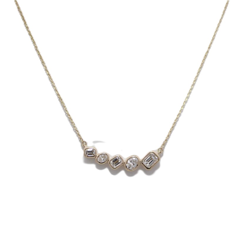 Multi Shaped Diamond Necklace Multi Shaped Diamond Necklace