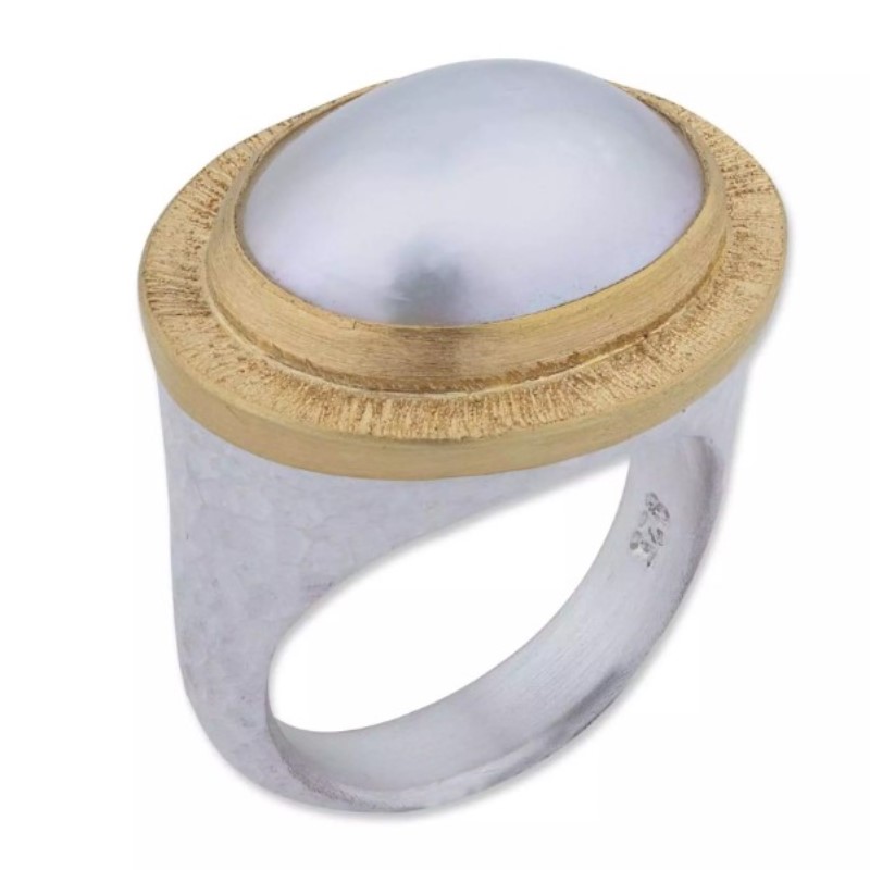 Lika Behar Mabe Pearl Pompei Ring