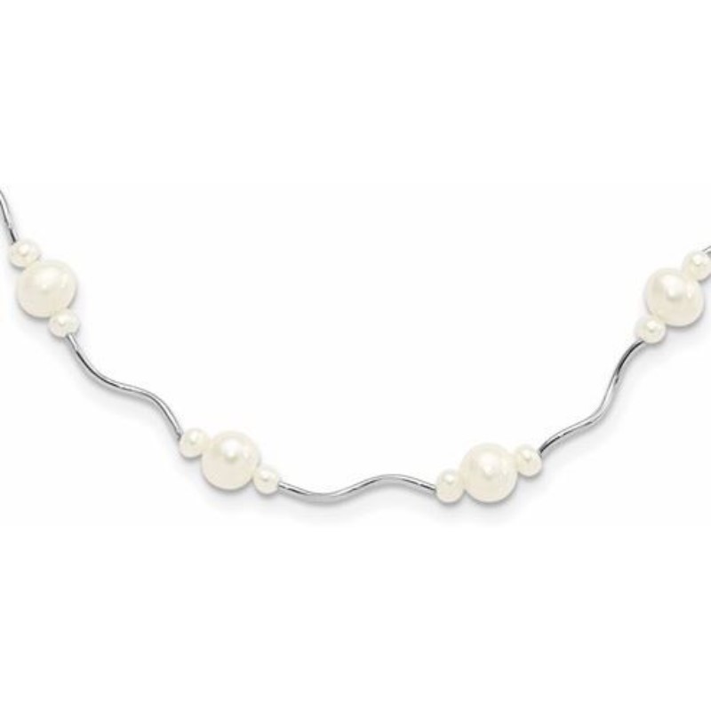 Sterling Silver Freshwater Pearl Necklace