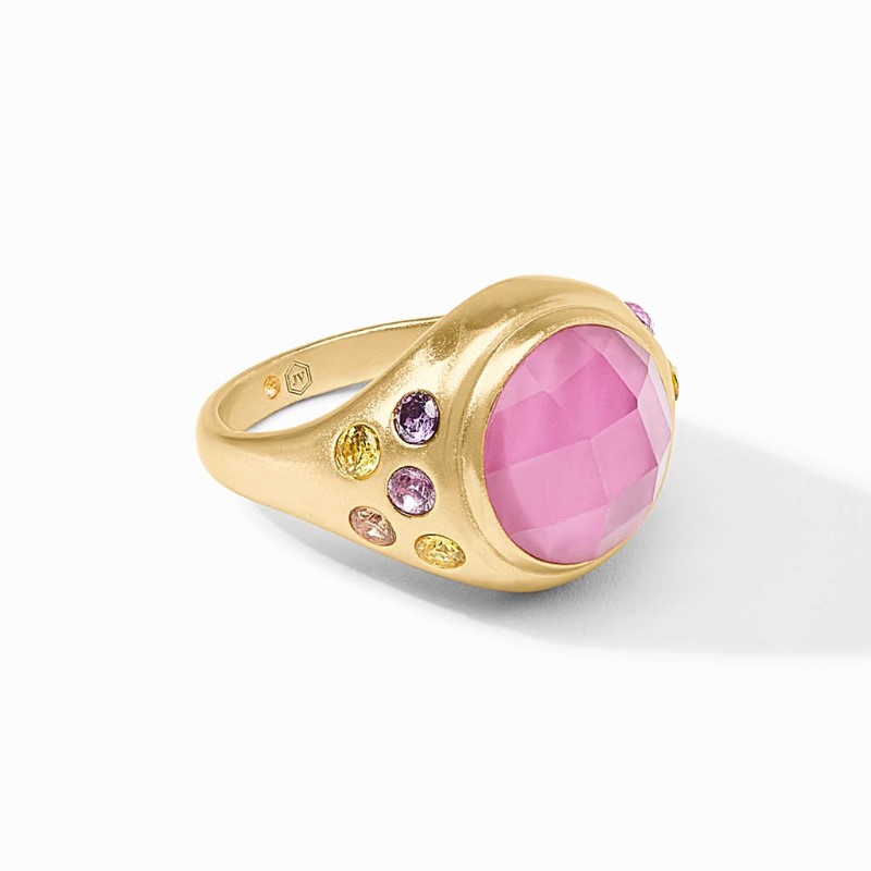 Julie Vos Rainbow Statement Ring