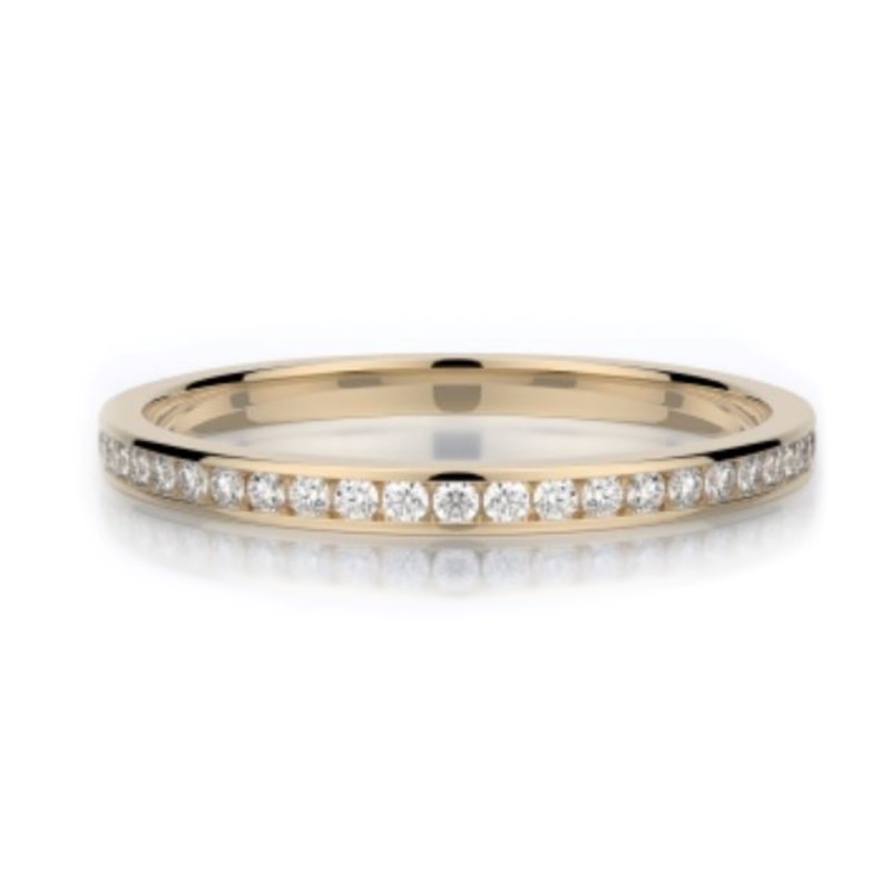 Henri Daussi Half Way Diamond Band