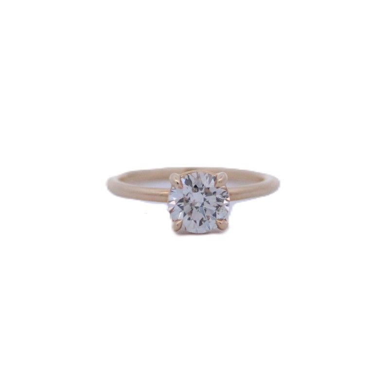 Round Brilliant Diamond Solitaire Engagement Ring