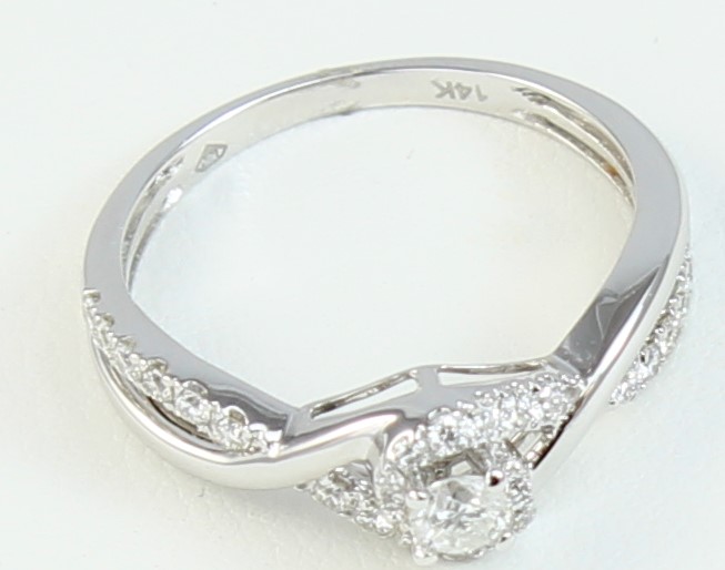 Paramount  14K Wg Diamond Infinity Ring .50 Carat Category
