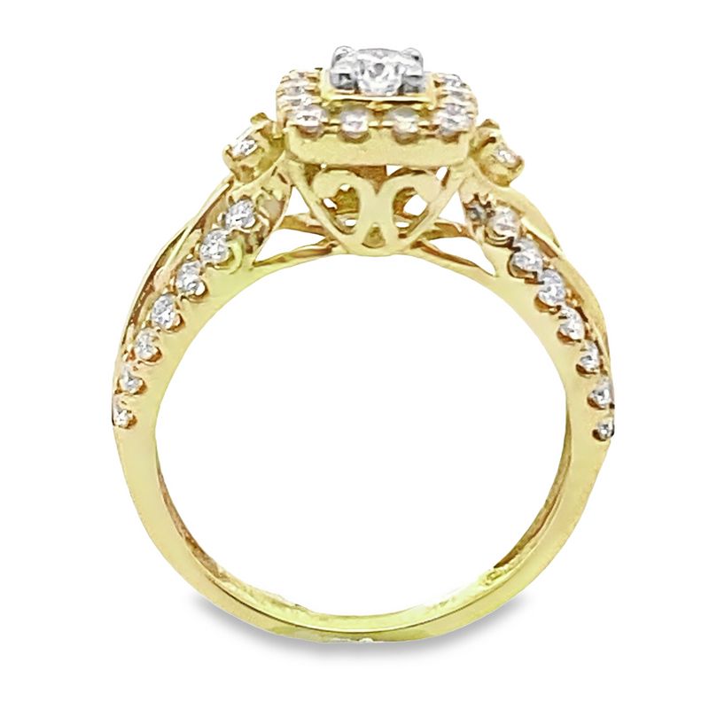 Paramount 14Kyg Diamond Bridal Ring .99 Carat I1  I-J