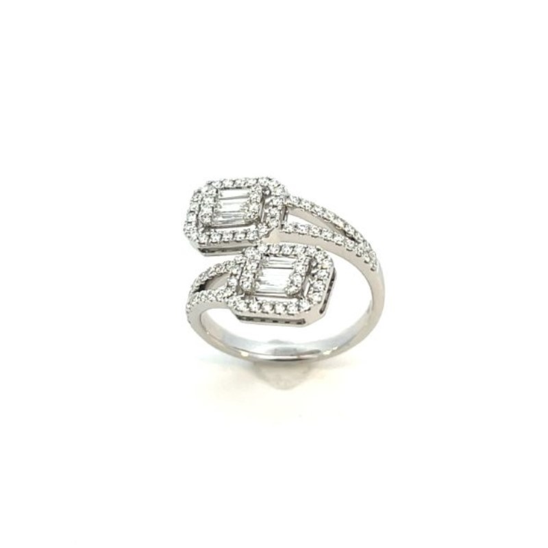 1.0ct Diamond Bypass Ring 1.0ct Diamond Bypass Ring