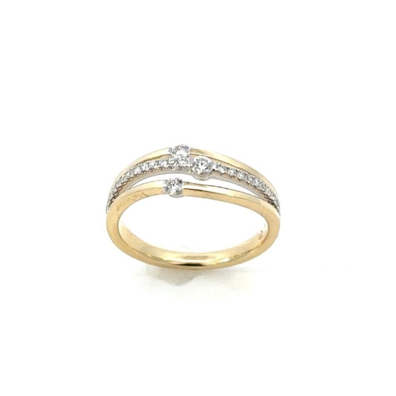 Two Tone Diamond Ring Two Tone Diamond Ring