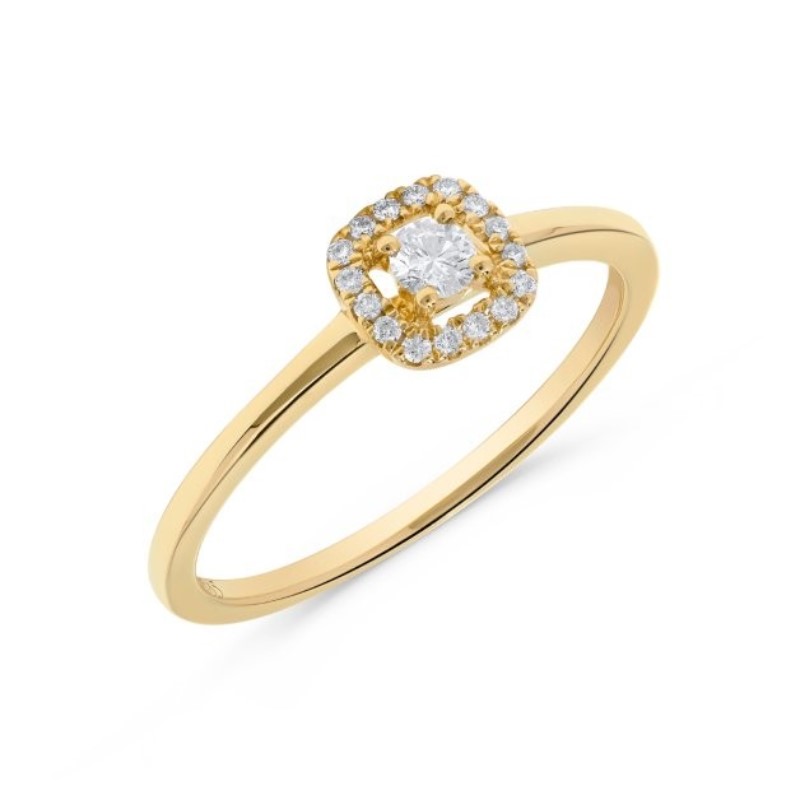 Diamond Halo Ring Diamond Halo Ring