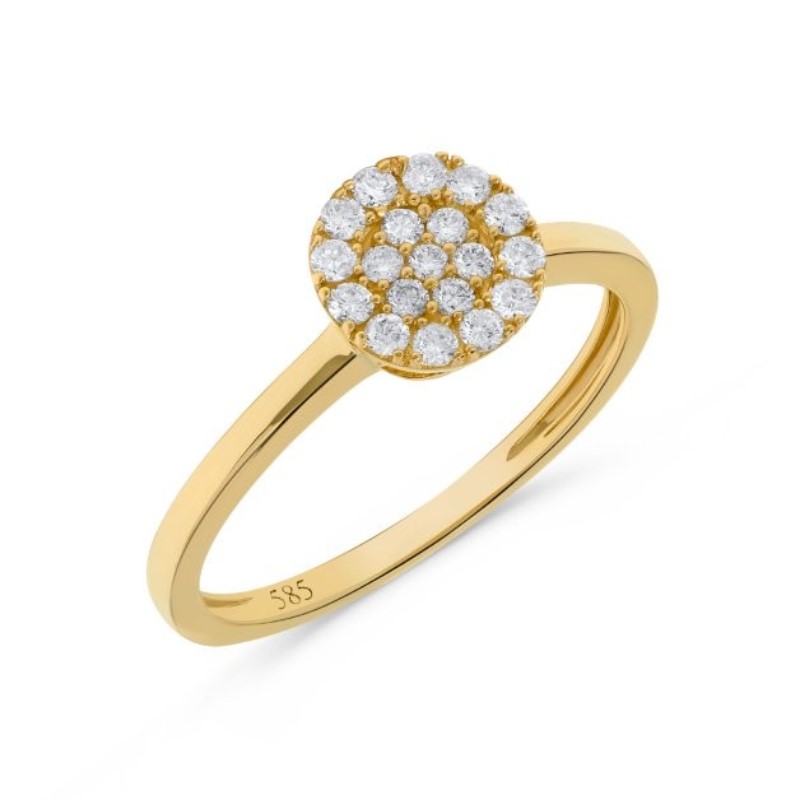 Round Diamond Cluster Ring Round Diamond Cluster Ring
