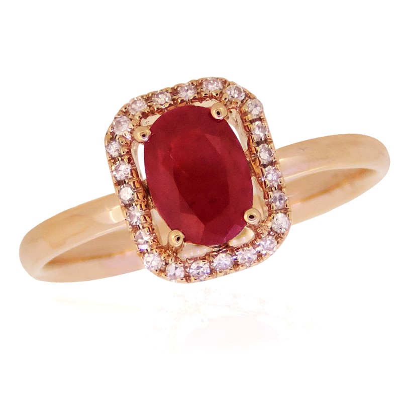 Ruby And Diamond Ring