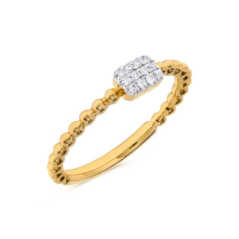 Petite Diamond Cluster Ring Petite Diamond Cluster Ring