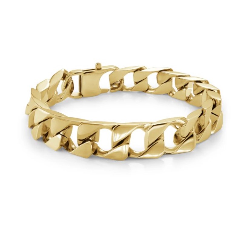 Flat Curb Chain Bracelet