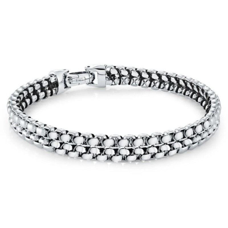 Italgem Double Box Chain Bracelet