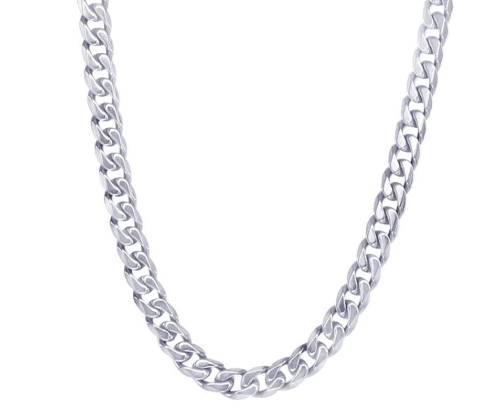 Italgem Stainless Steel 4.6Mm Curb Link Necklace 24 Inches