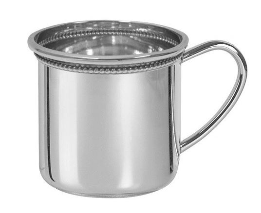 Salisbury Sterling Silver Cambridge Beaded Baby Cup