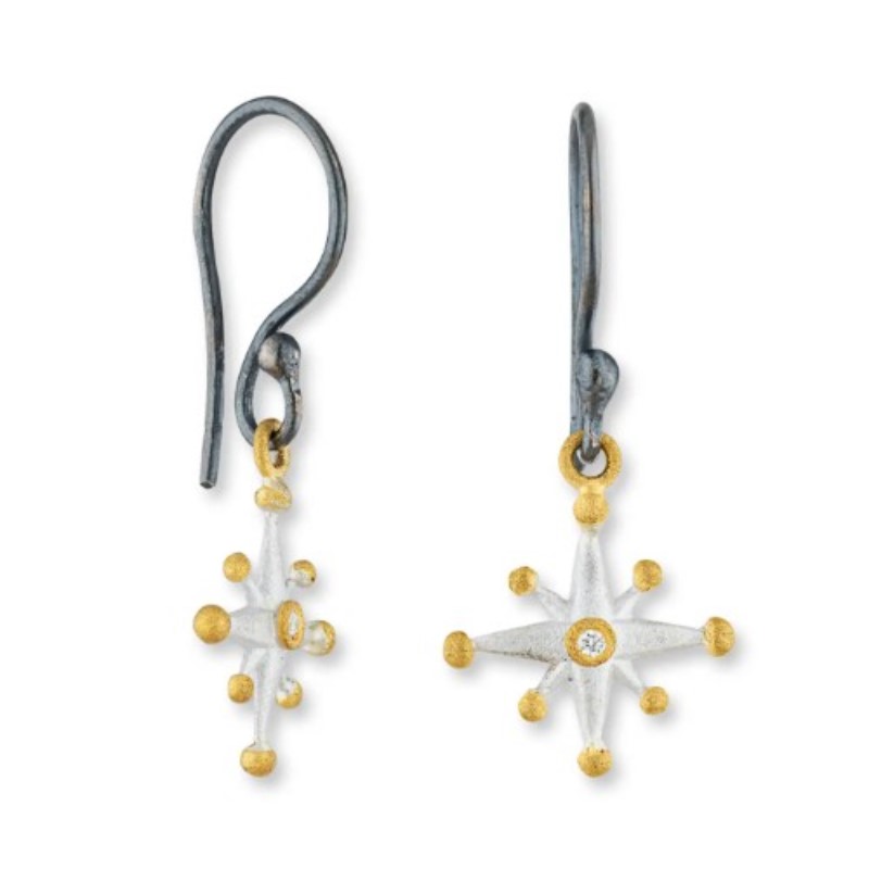 Lika Behar Small Starburst Earrings