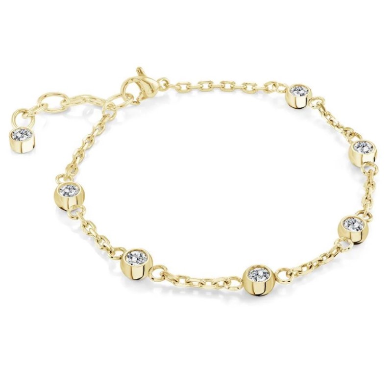 Veloria Mini Collection CZ Station Bracelet