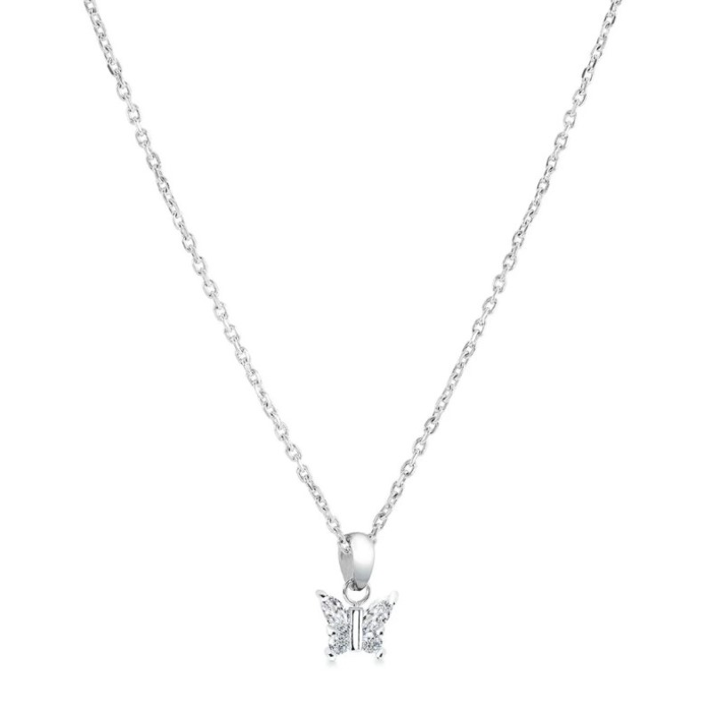 Veloria Mini Collection CZ Butterfly Necklace