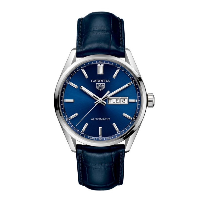 Tag Heuer Carrera Day Date timepiece.