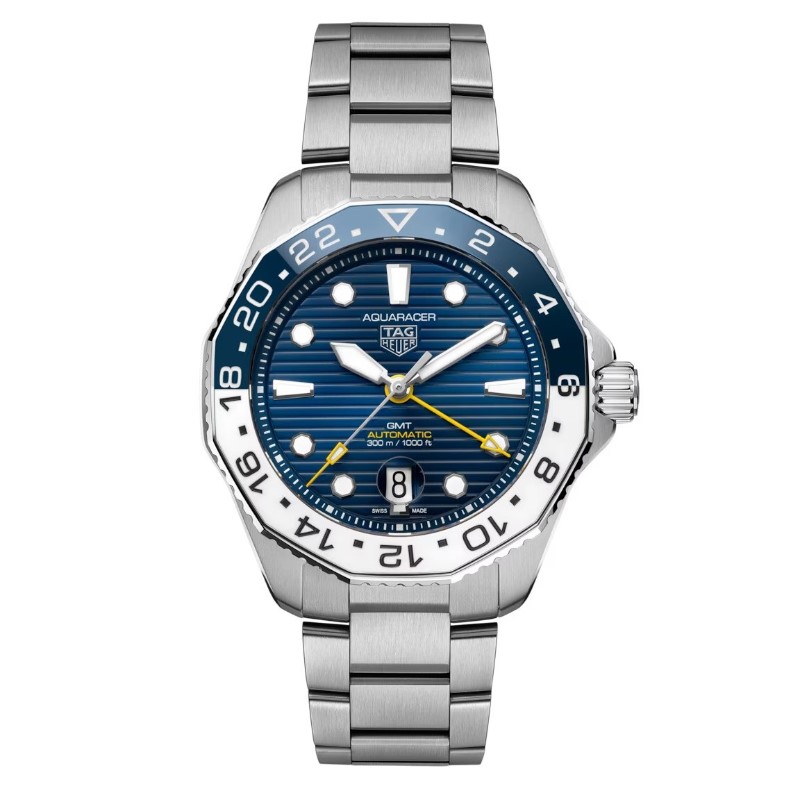 Tag Heuer Aquaracer Professional 300 GMT Timepiece.