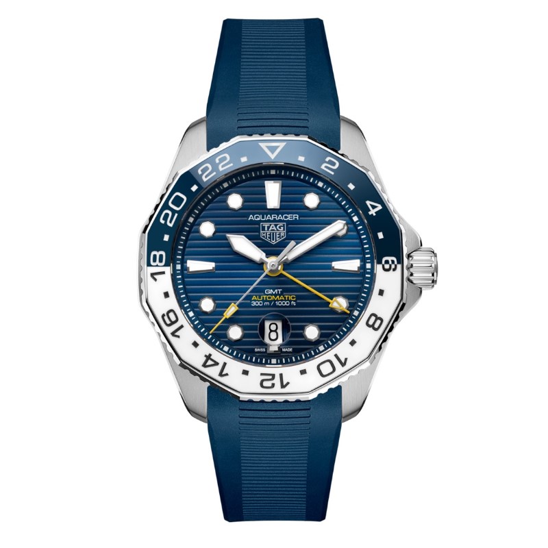 Tag Heuer Aquaracer Professional 300 GMT Timepiece.
