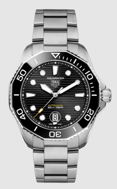 TAG Heuer Aquaracer Calibre 5 Automatic Mens Black Steel Watch