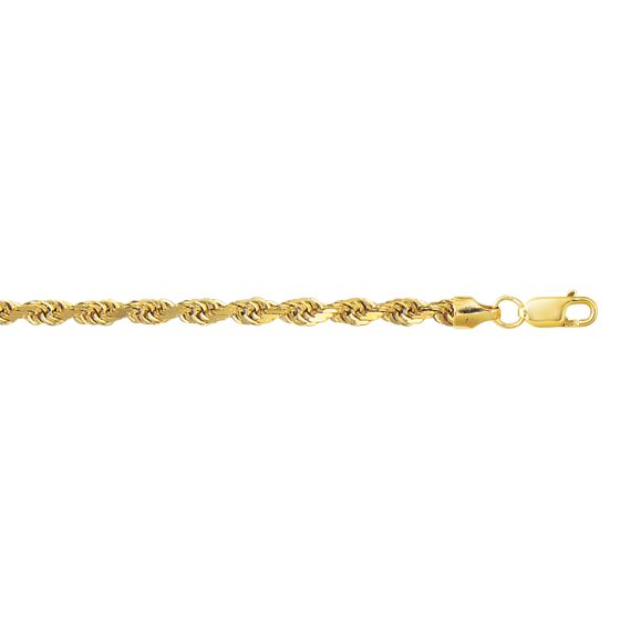 10K Gold 5mm Lite Rope Chain