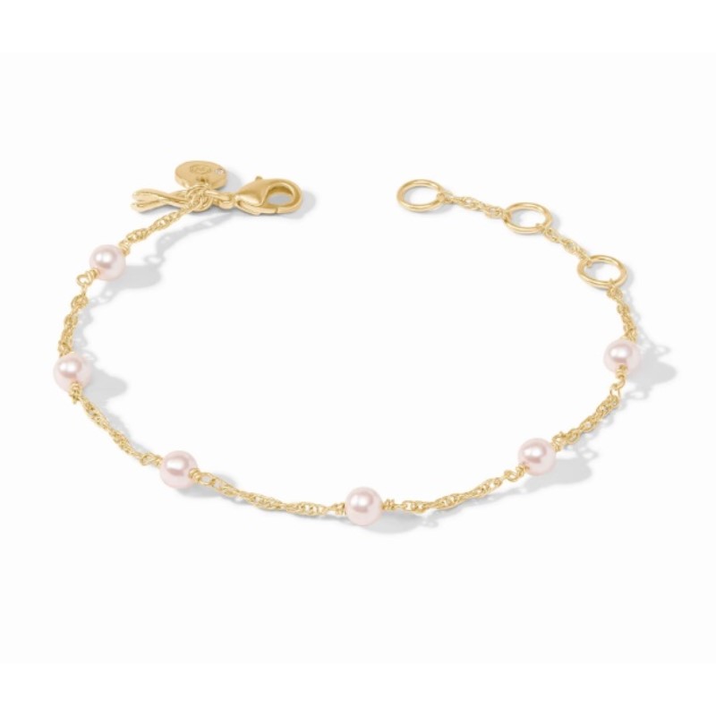 Julie Vos Pink Pearl Delicate Bracelet