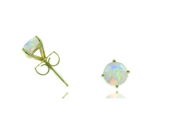 Opal Stud Earrings