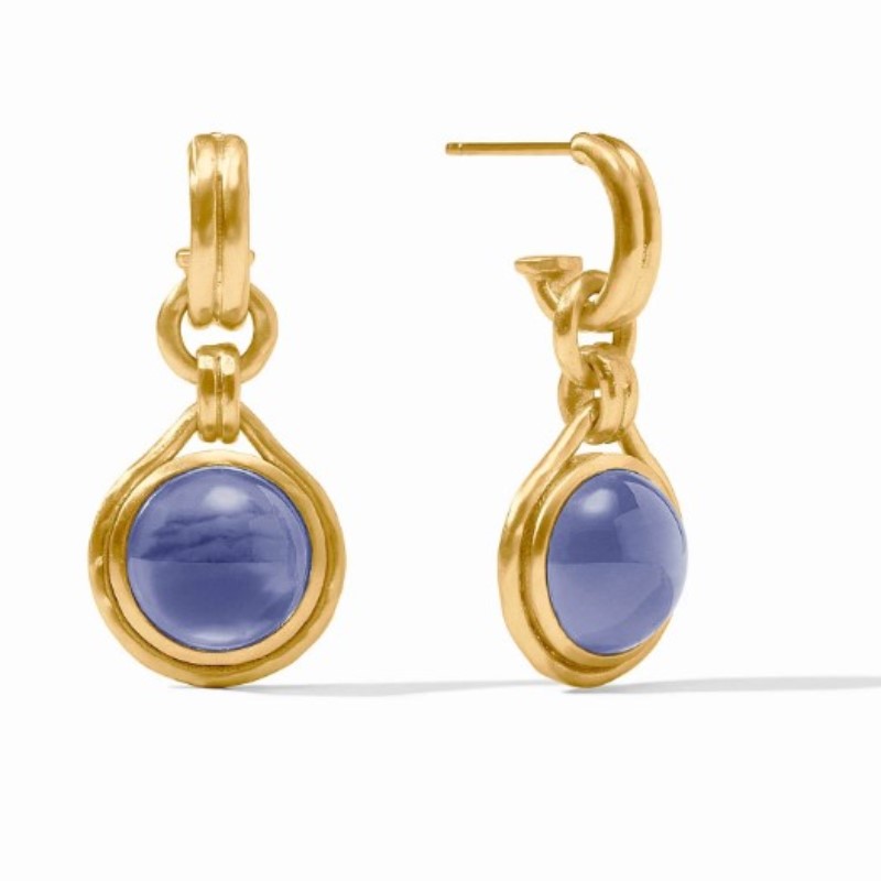 Julie Vos Solara Hoop And Charm Earring
