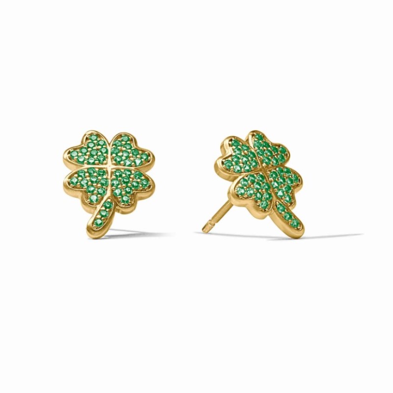 Julie Vos Clover Stud Earrings